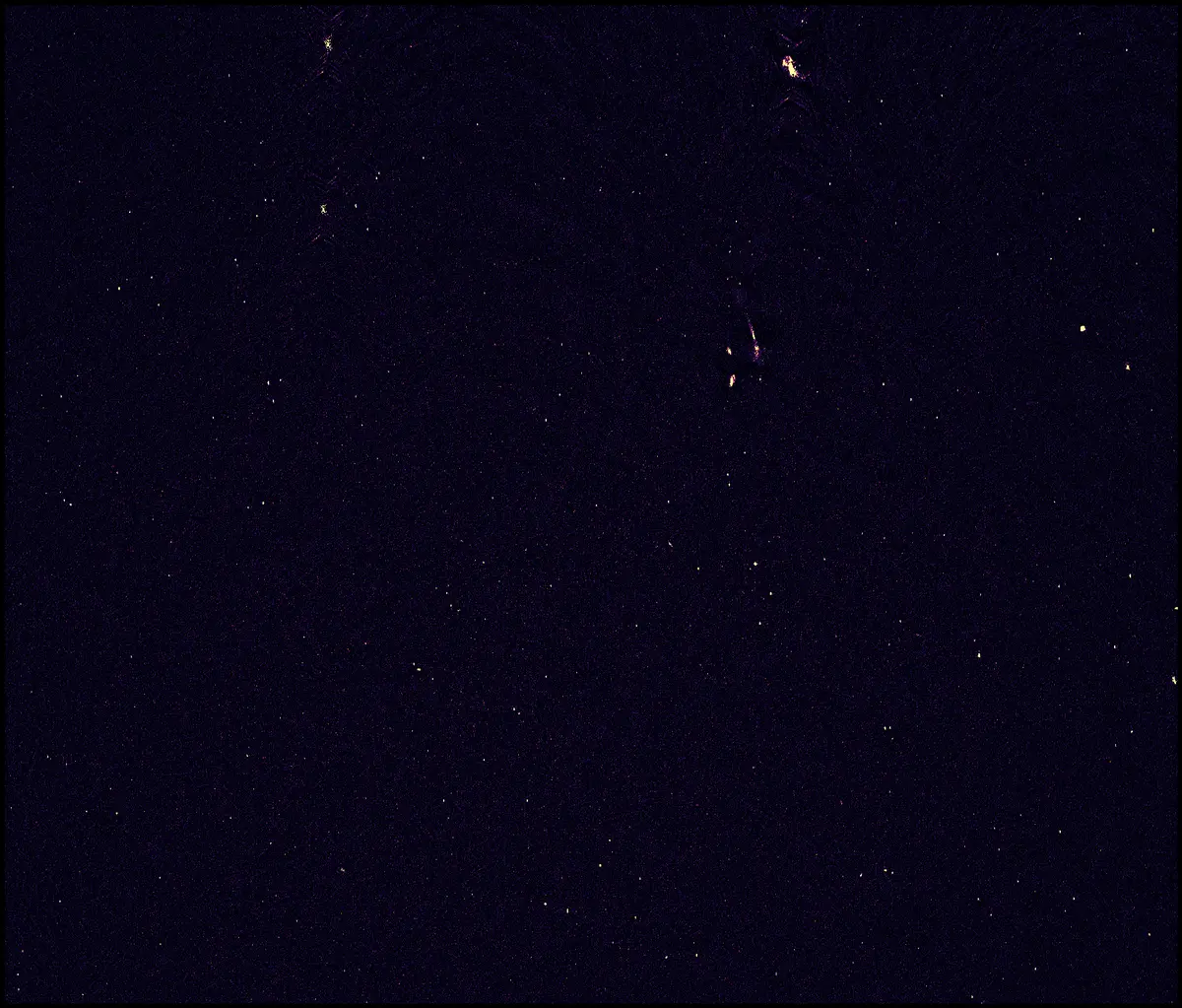 Radio image of space.
